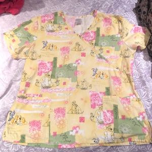 Disney Scrub top